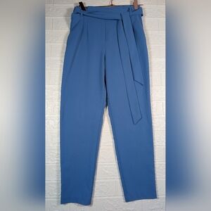 362-Dynamite Sky Blue Tie-Waist Trousers
